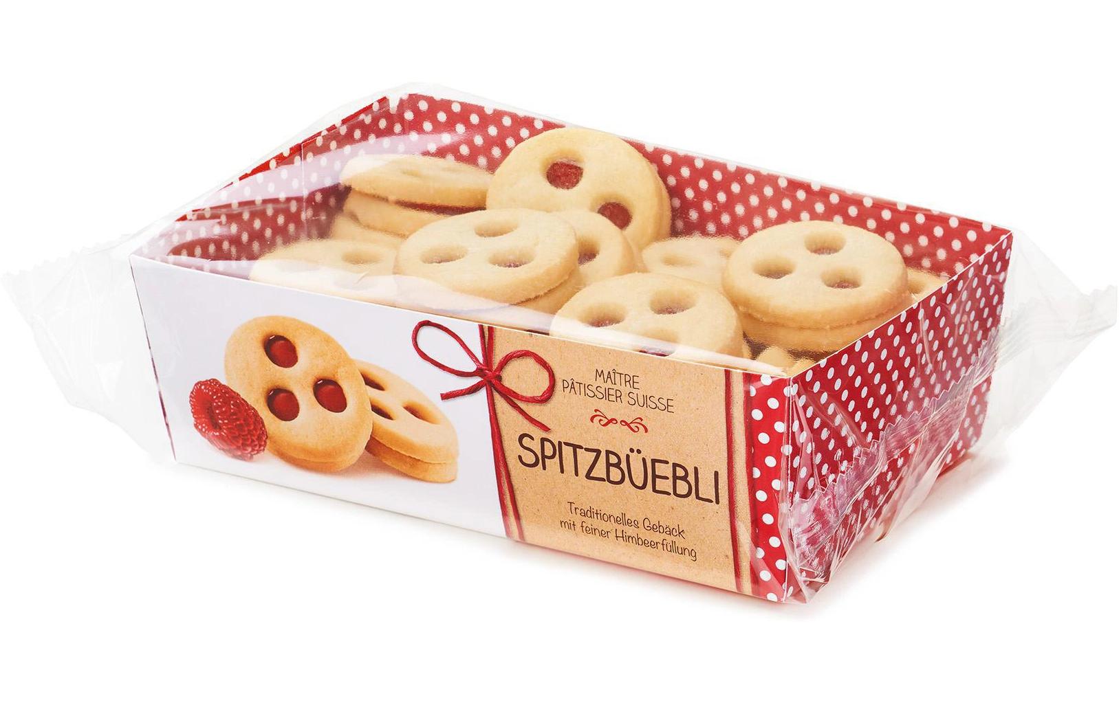 Kambly Maître Pâtissier Spitzbübli Guetzli – Himbeerfüllung – 200 g