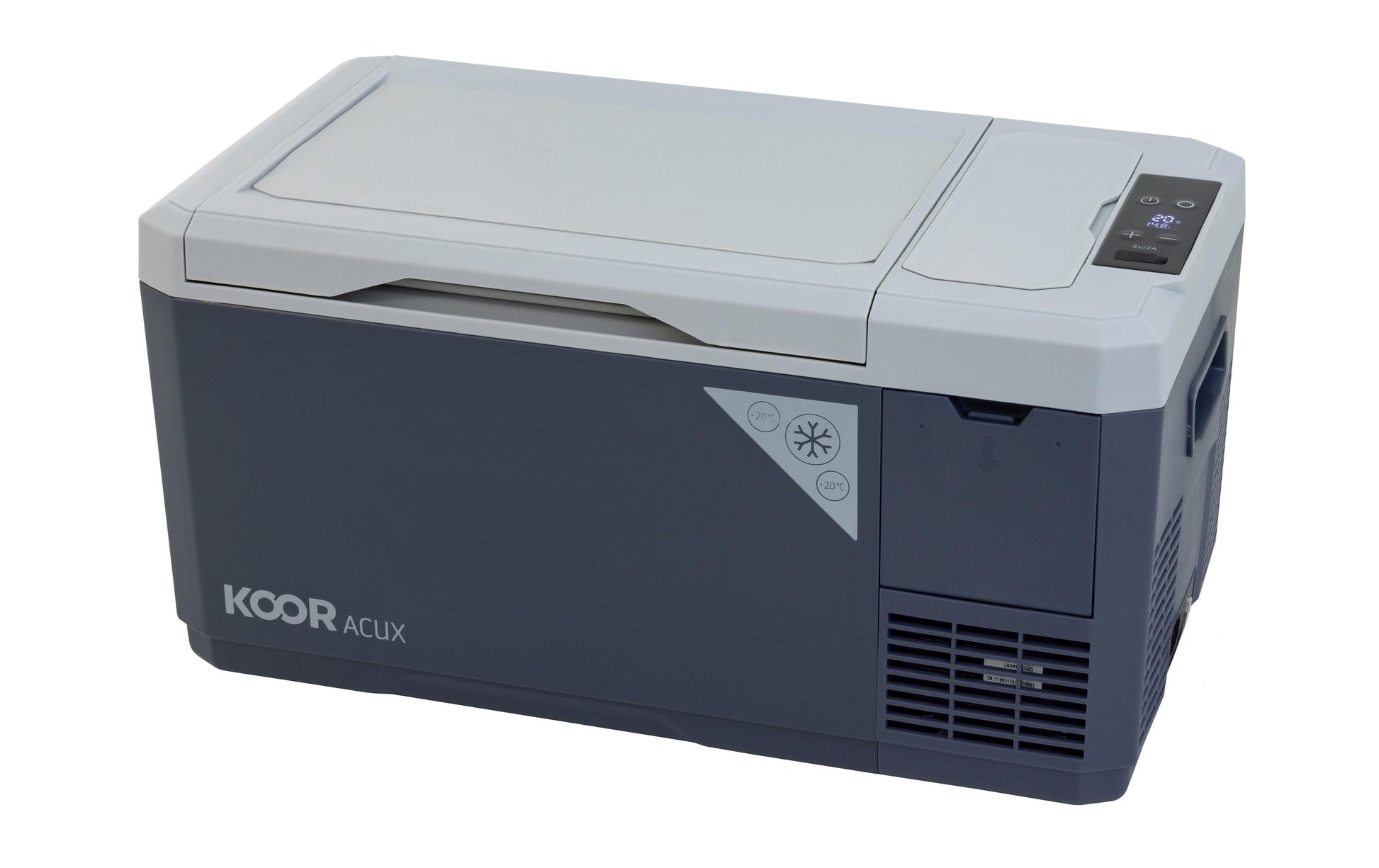 KOOR Kühlbox ACUX 18 – 18 l, 100/240 V, Kompressor, Energieeffizienzklasse D