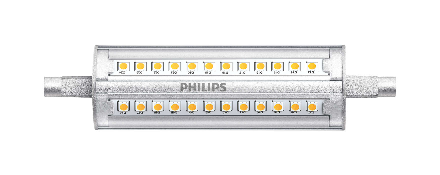 Philips LED-Leuchtmittel R7s, 118 mm – 1600 lm, 14 W, Warmweiss 3000 K, dimmbar – 1 Stk.
