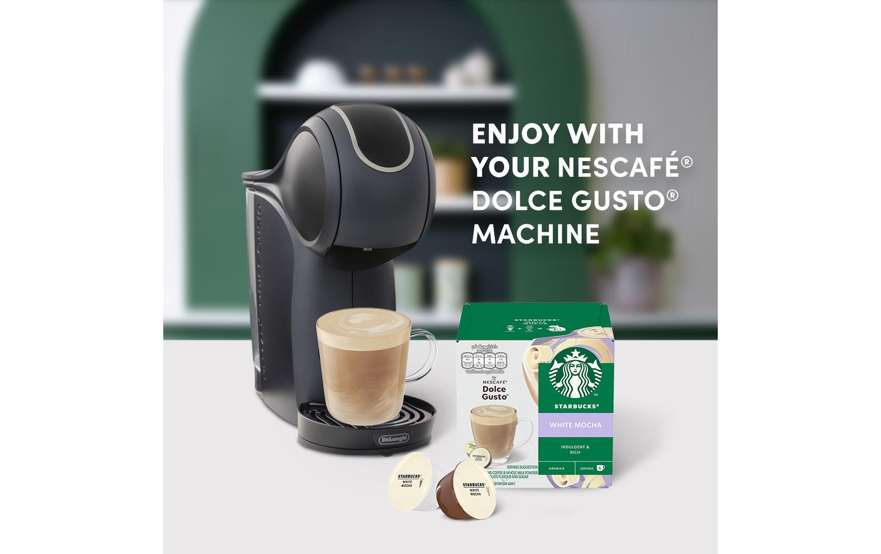 Starbucks White Mocha – Kapseln für Dolce Gusto – Mokka, 12 Kapseln