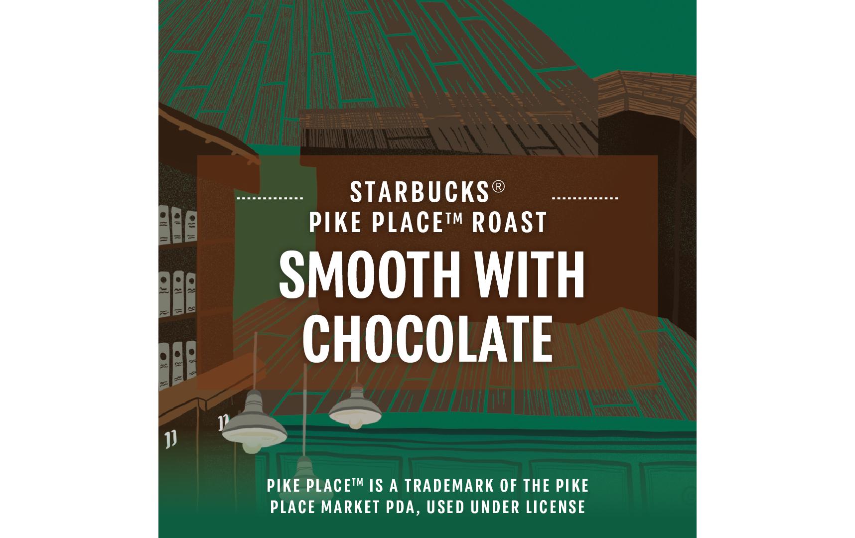 Starbucks Pike Place Roast – Kapseln für Nespresso – Lungo, mittel, 120 Kapseln