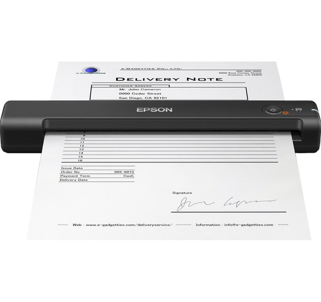 Epson WorkForce ES-50 – Mobiler Scanner, A4, 11 ppm, 600 dpi, ADF 1 Blatt, USB