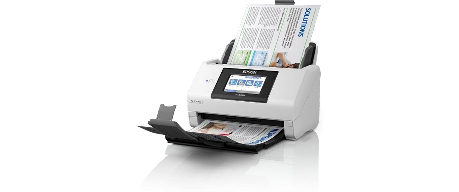 Epson WorkForce DS-790WN – Dokumentenscanner, A4, Duplex, 45 ppm, 600 dpi, ADF 100 Blatt, WLAN, USB