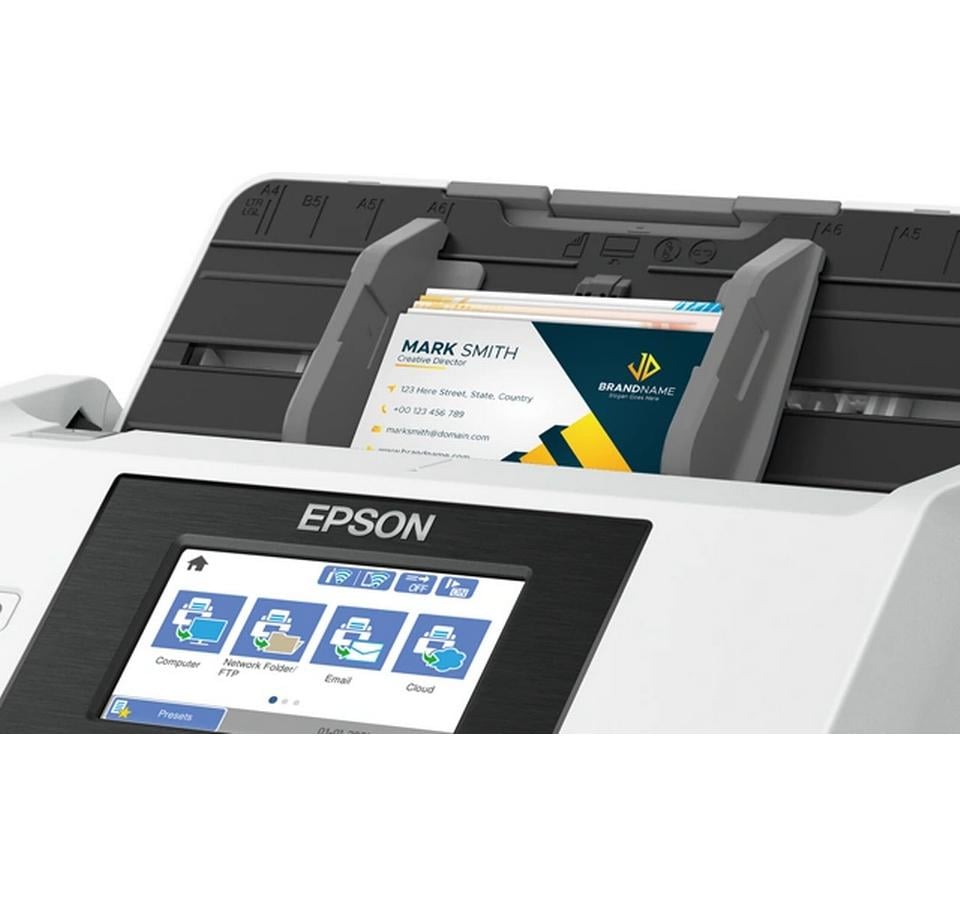 Epson WorkForce DS-790WN – Dokumentenscanner, A4, Duplex, 45 ppm, 600 dpi, ADF 100 Blatt, WLAN, USB