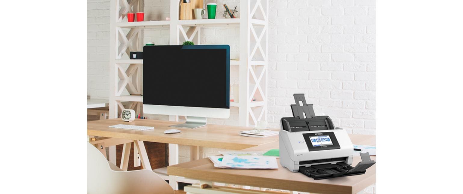 Epson WorkForce DS-790WN – Dokumentenscanner, A4, Duplex, 45 ppm, 600 dpi, ADF 100 Blatt, WLAN, USB