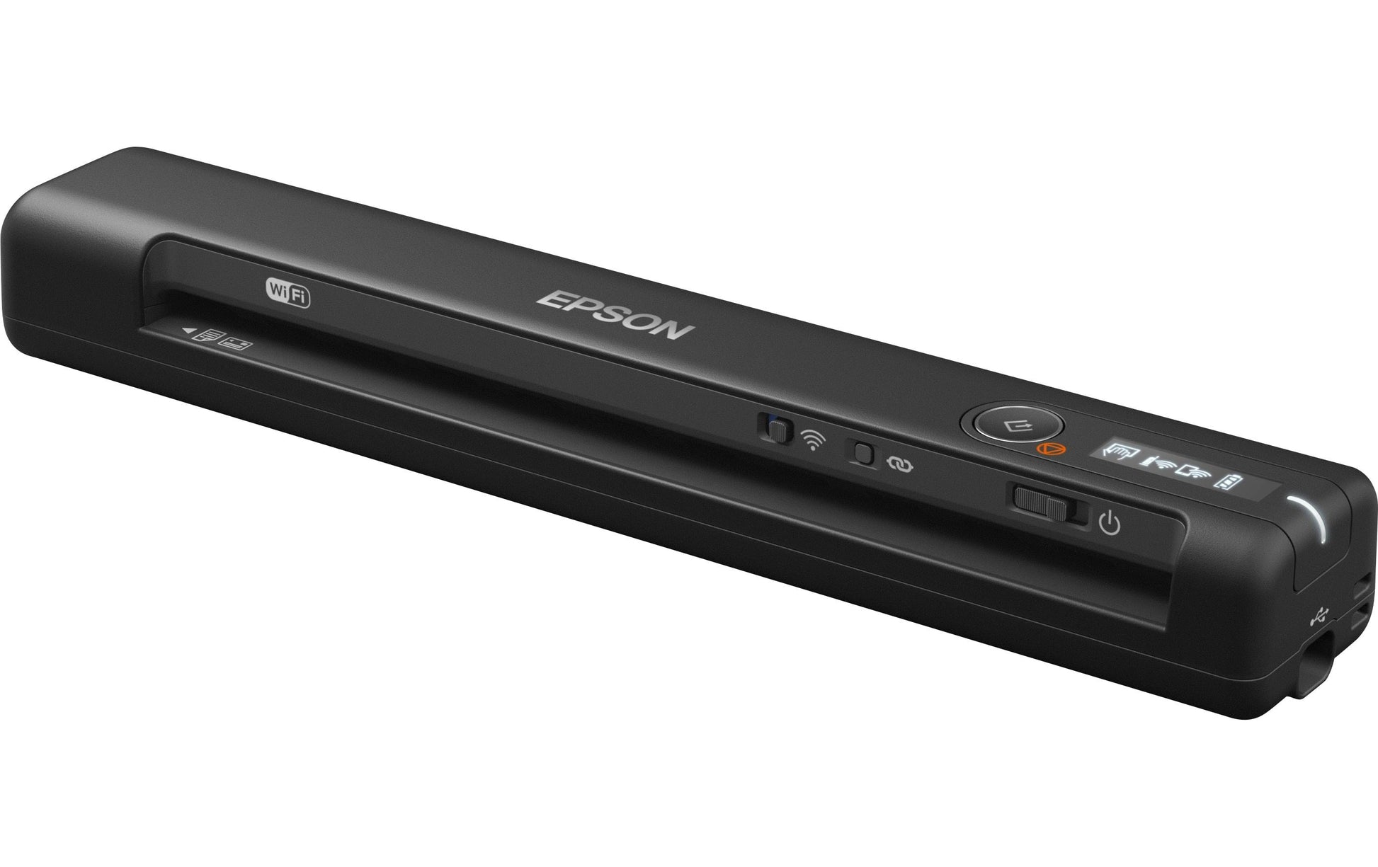 Epson WorkForce ES-60W – Mobiler Scanner, A4, 15 ppm, 600 dpi, ADF 1 Blatt, WLAN, USB