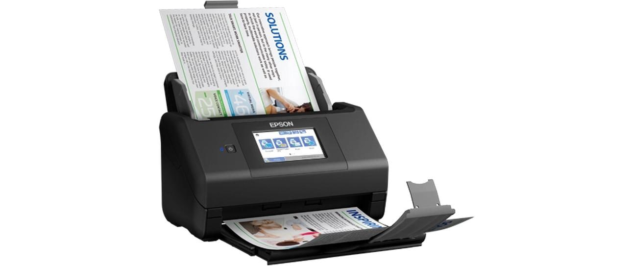 Epson WorkForce ES-580W – Dokumentenscanner, A4, Duplex, 35 ppm, 600 dpi, ADF 200 Blatt, WLAN, USB