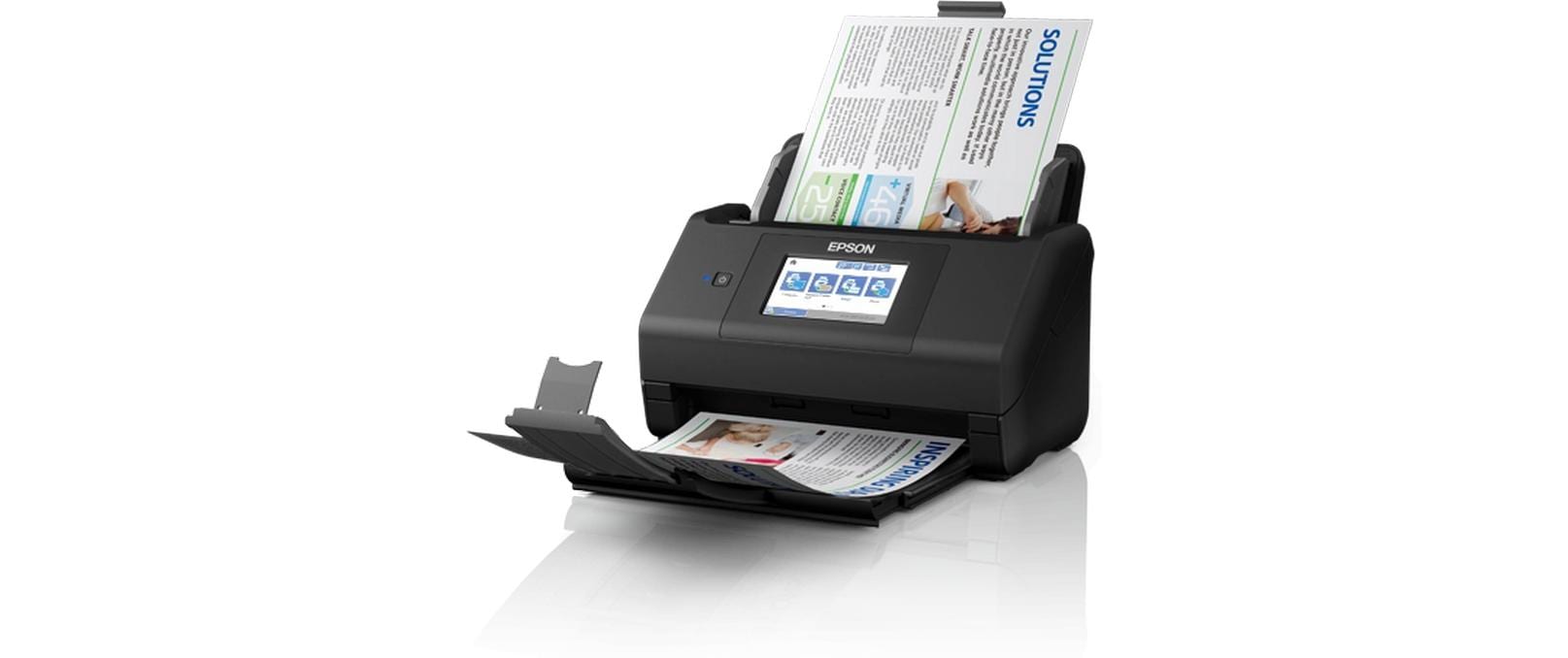 Epson WorkForce ES-580W – Dokumentenscanner, A4, Duplex, 35 ppm, 600 dpi, ADF 200 Blatt, WLAN, USB