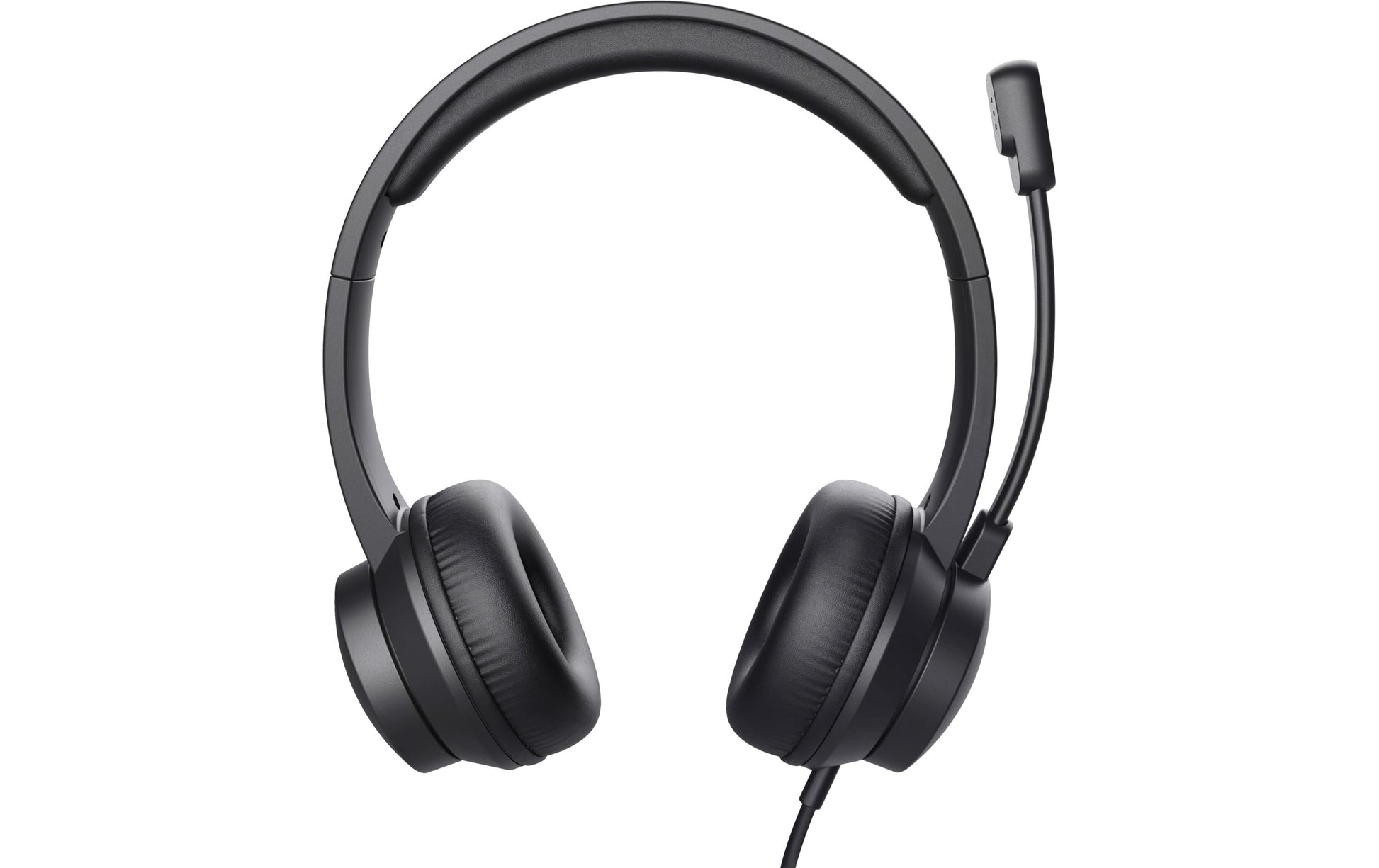 Trust Ayda – Duo Headset – USB‑A, wegklappbares Mikrofon – schwarz – für PC/Mac
