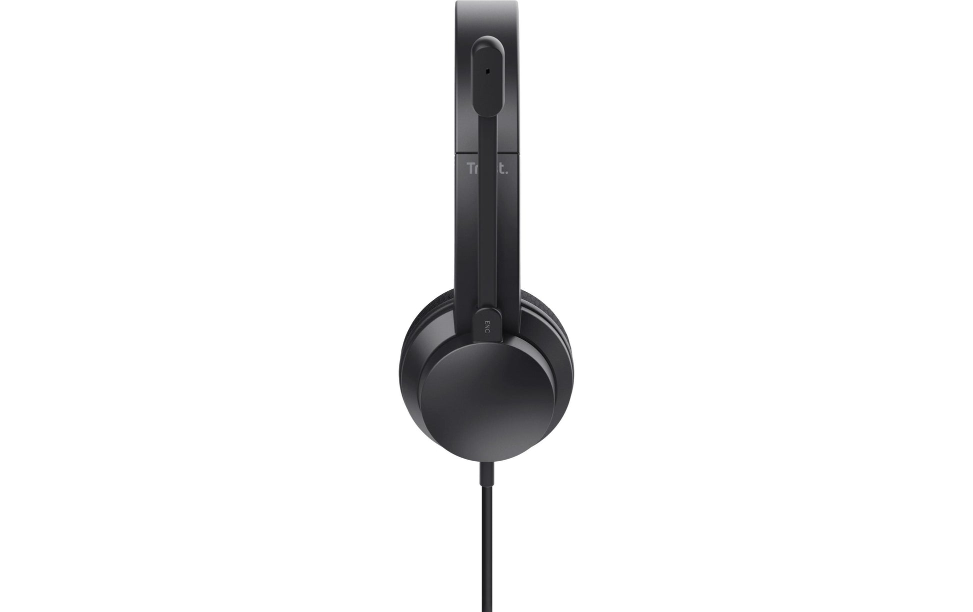 Trust HS-260 USB-ENC Office-Headset – On-Ear, Stereo, Kabel (USB-A), Schwarz
