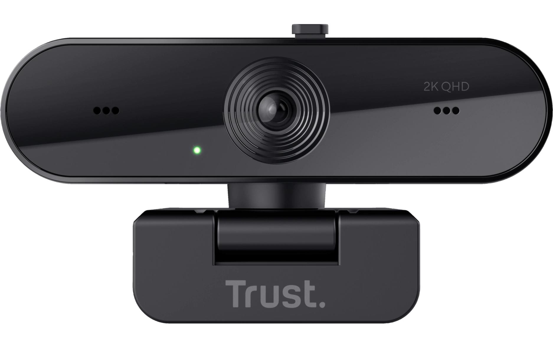 Trust TW-250 – Webcam – 2K QHD, USB-A, USB 2.0, Mikrofon, Schwarz