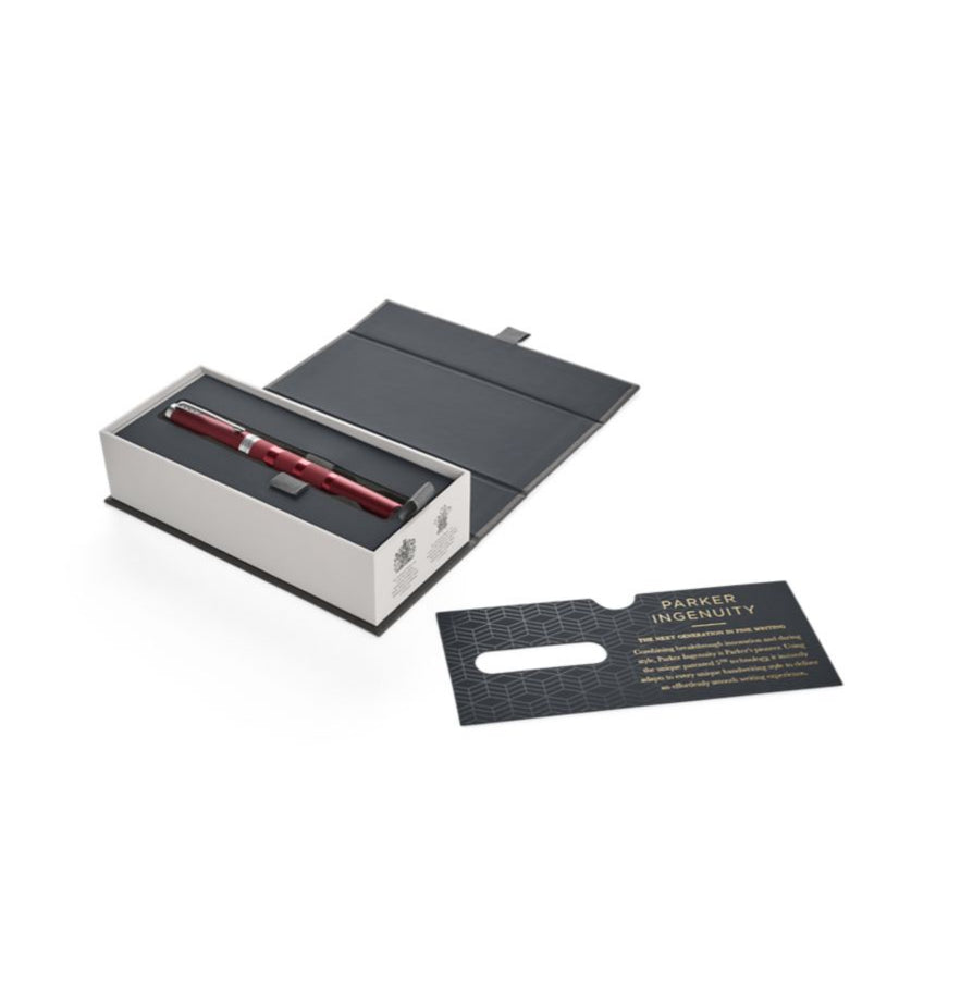 Parker Ingenuity Deluxe – Federspitze F – rot, schwarz