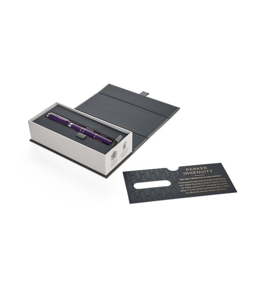 Parker Ingenuity Deluxe – Federspitze M – Violett, Schwarz