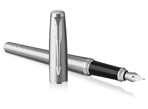 Parker Urban Metro Metallic C.C. – Füllfederhalter – M – metallisch – Aluminium – Geschenkbox