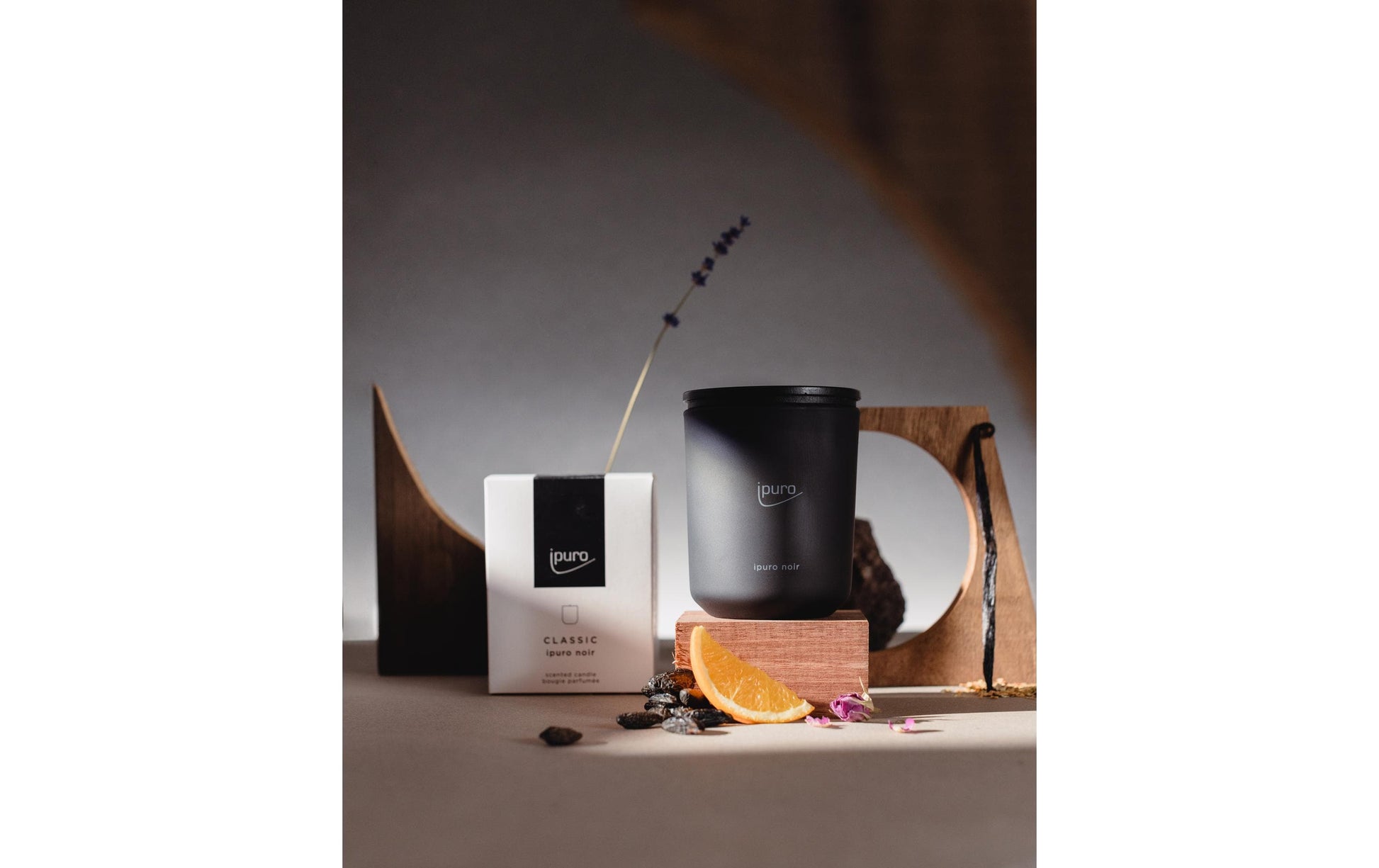 ipuro noir – Duftkerze, 50 h