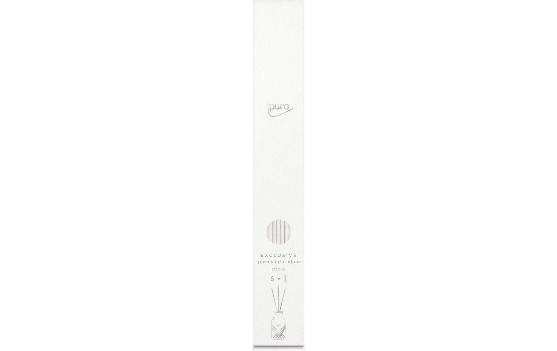 ipuro Santal Blanc – Duftstäbchen, 5er-Pack