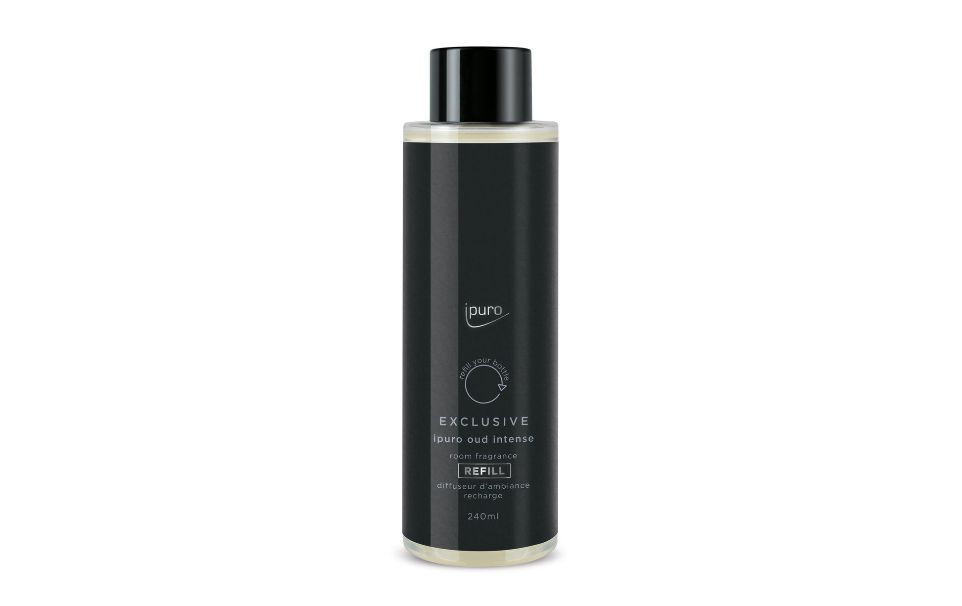ipuro Nachfüllung für Duftstäbchen, Oud Intense, 240 ml