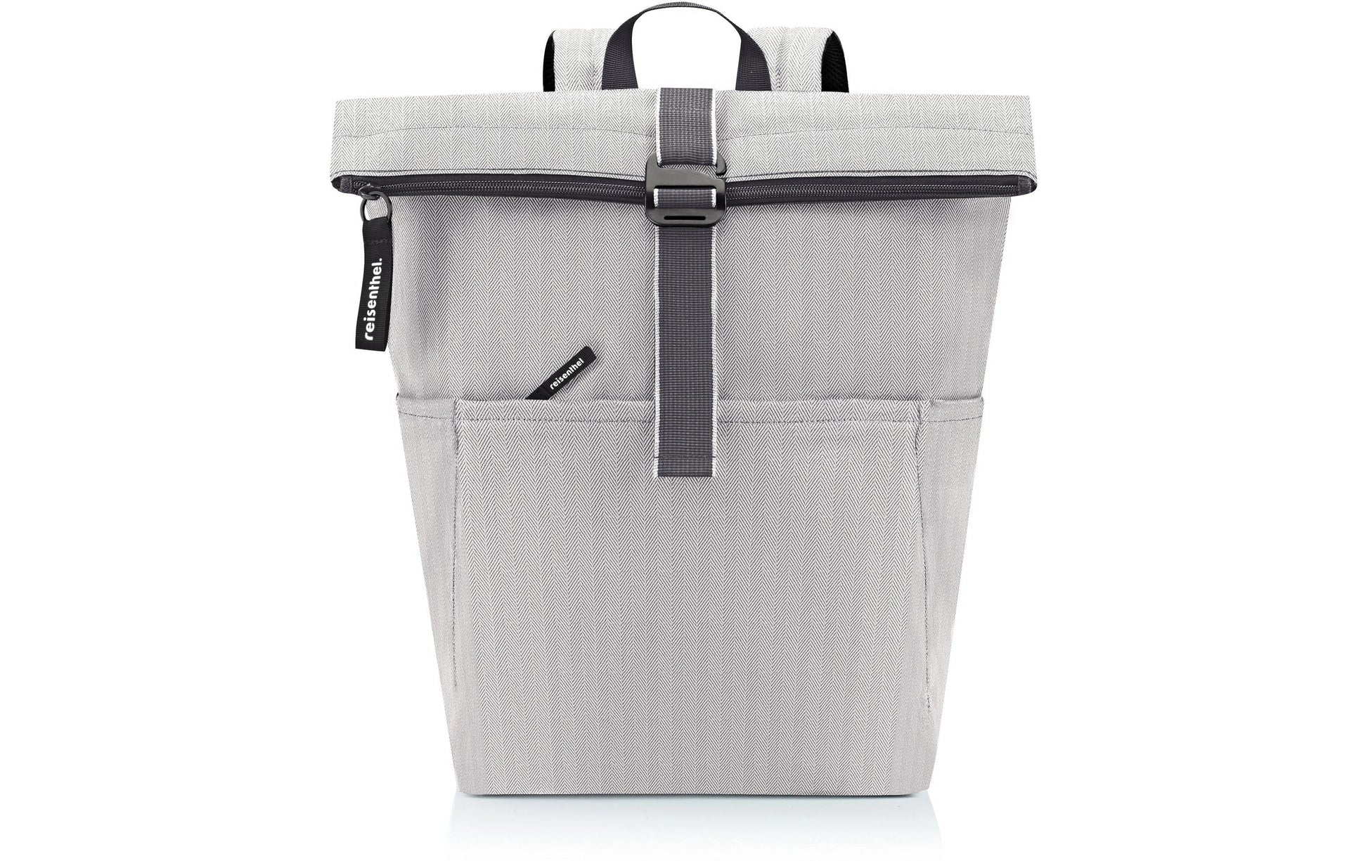 Reisenthel Freizeit-Rucksack – für 15,6"-Notebook, 22 l, recyceltes Material, grau
