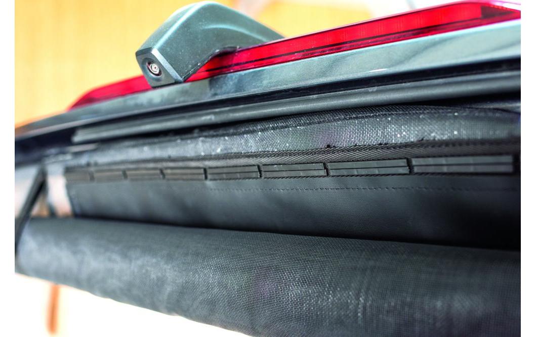 VanQuito Heckmoskitonetz mit Reissverschluss – für VW Heckklappe – Schwarz – Polyester – 1 Stk.
