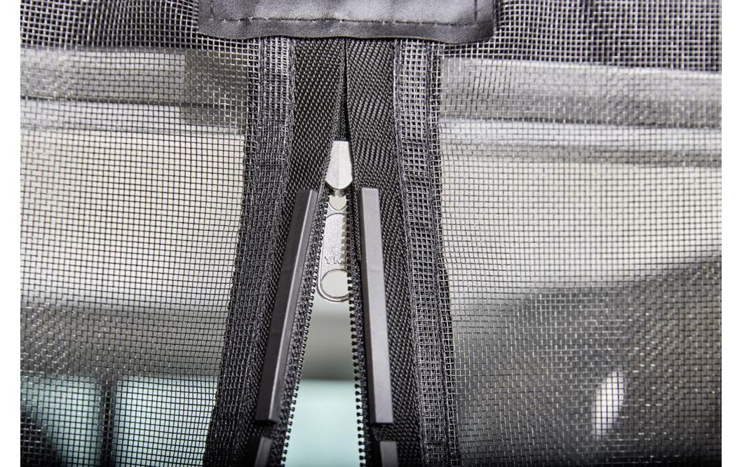 VanQuito Insektenschutznetz – 40 × 30 cm – schwarz – Magnetverschluss – für VW (links)