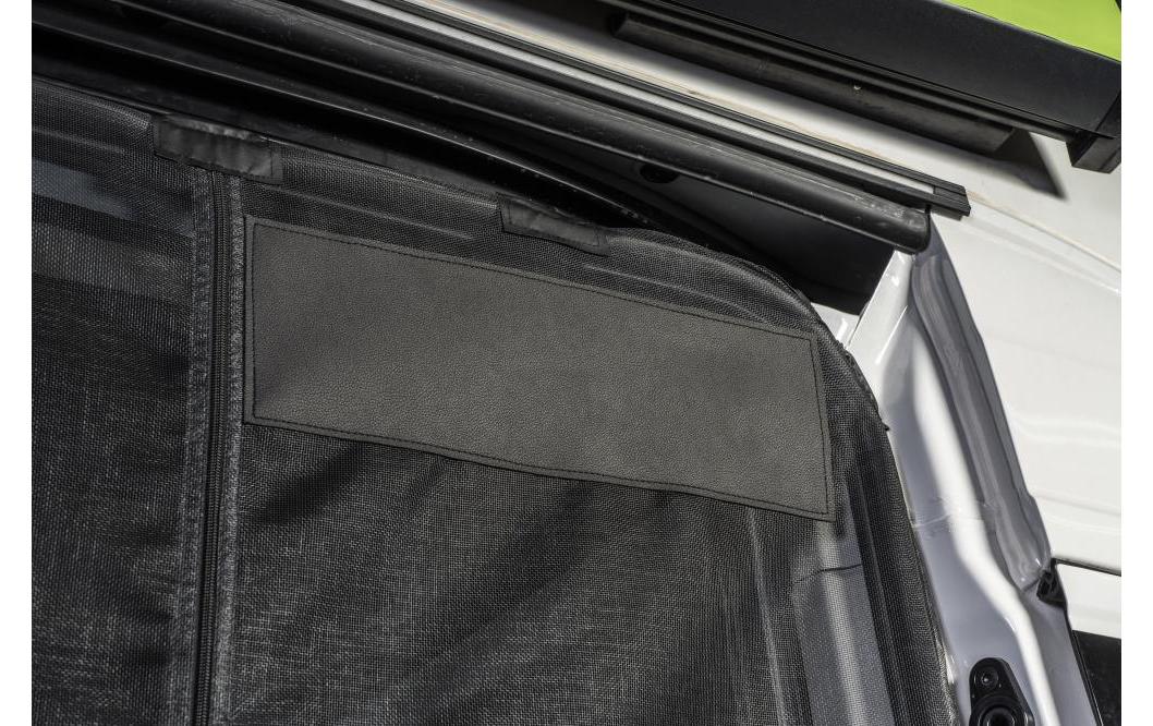 VanQuito Moskitonetz für Schiebetüren – Feines Netz, Reissverschluss – für Ford (Beifahrerseite, rechts)
