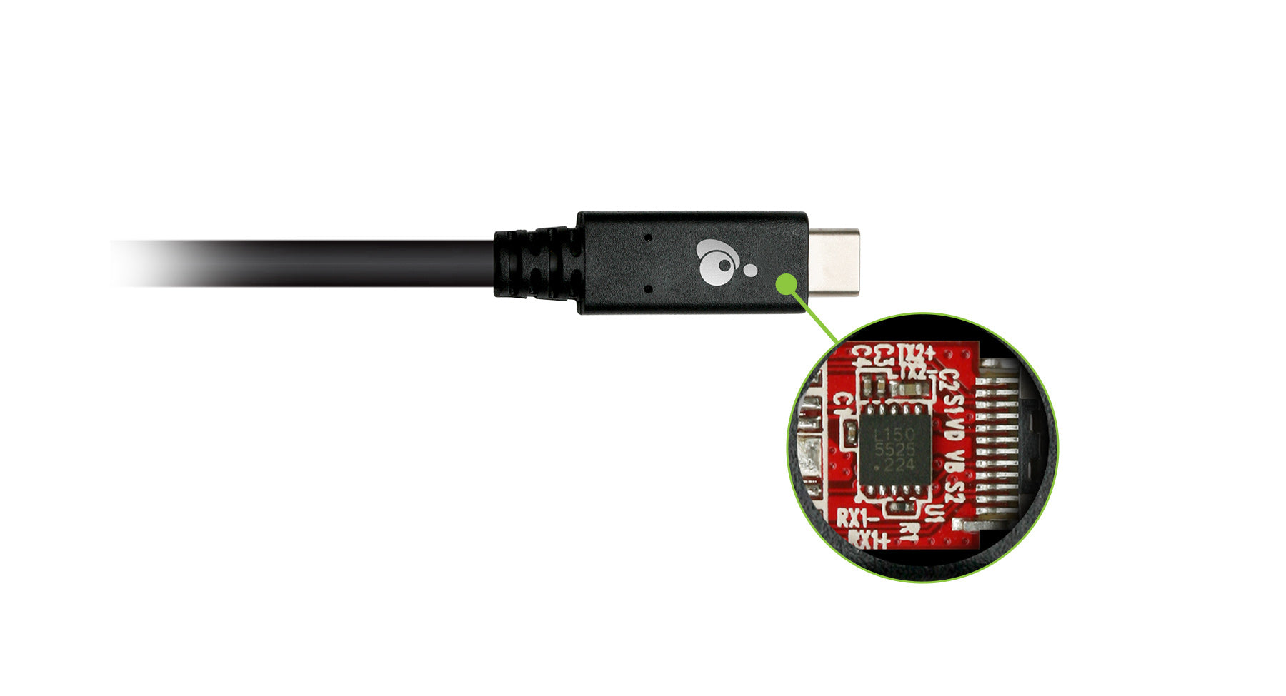 iogear USB-C auf USB-C Kabel – USB 3.2 Gen 2 (10 Gbit/s) – 1 m – Schwarz