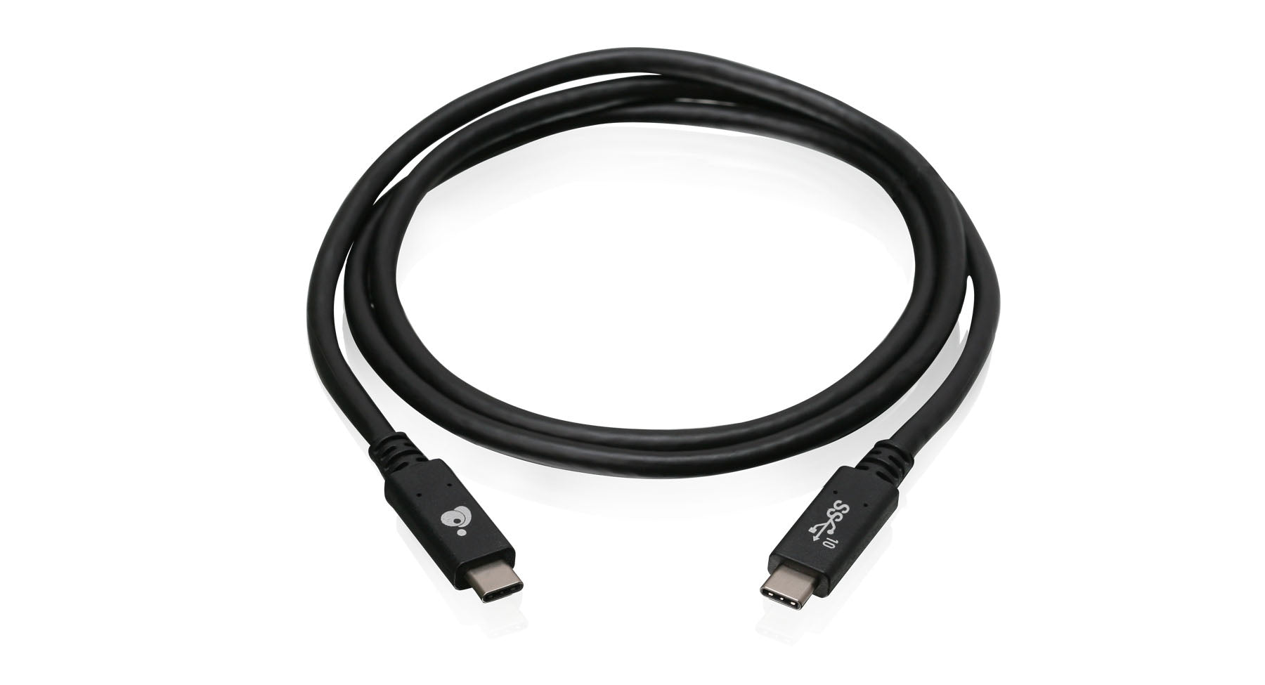 iogear USB-C auf USB-C Kabel – USB 3.2 Gen 2 (10 Gbit/s) – 1 m – Schwarz