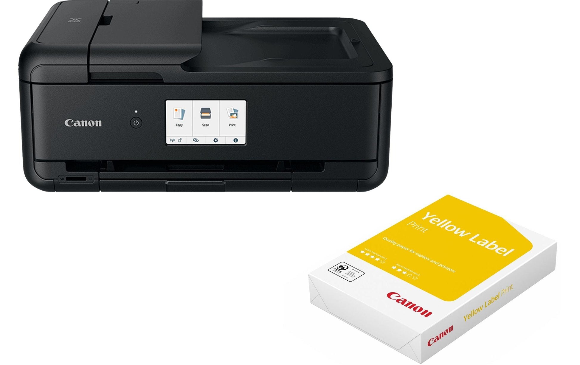 Canon Pixma TS9550a – Farbiges Tintenstrahl-MFP A3, 3-in-1 – USB – Duplex, ADF – 15 S./Min. S/W, 10 S./Min. Farbe