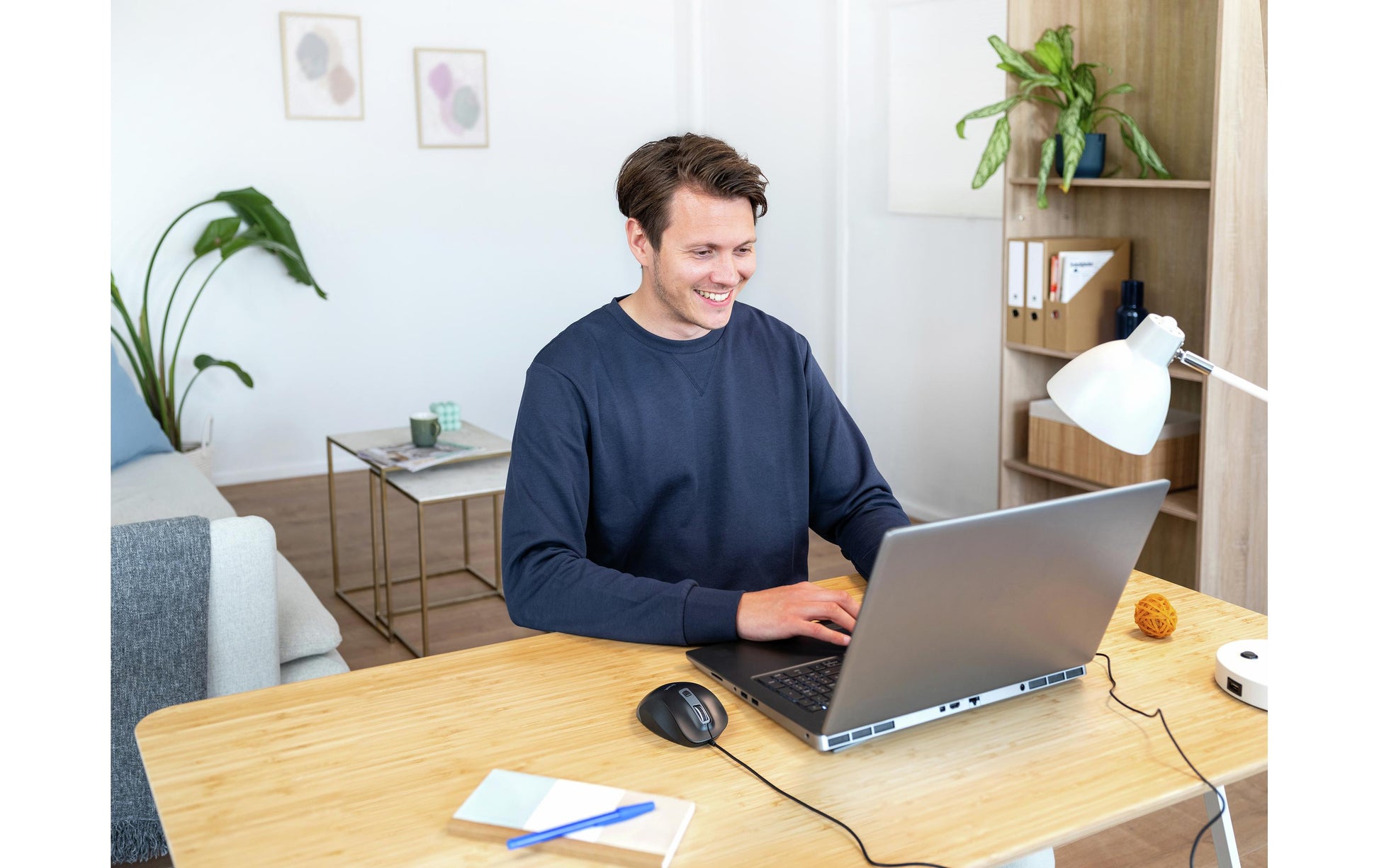 Trust Fyda Eco – Maus – Kabelgebunden (USB‑A), rechts, Schwarz