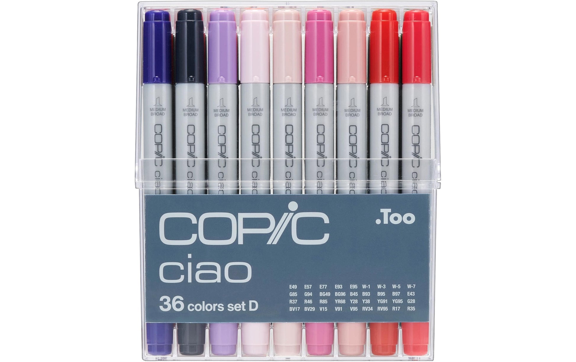 Copic Non-Permanent-Marker Ciao – sortiert – 36er-Set – deckend