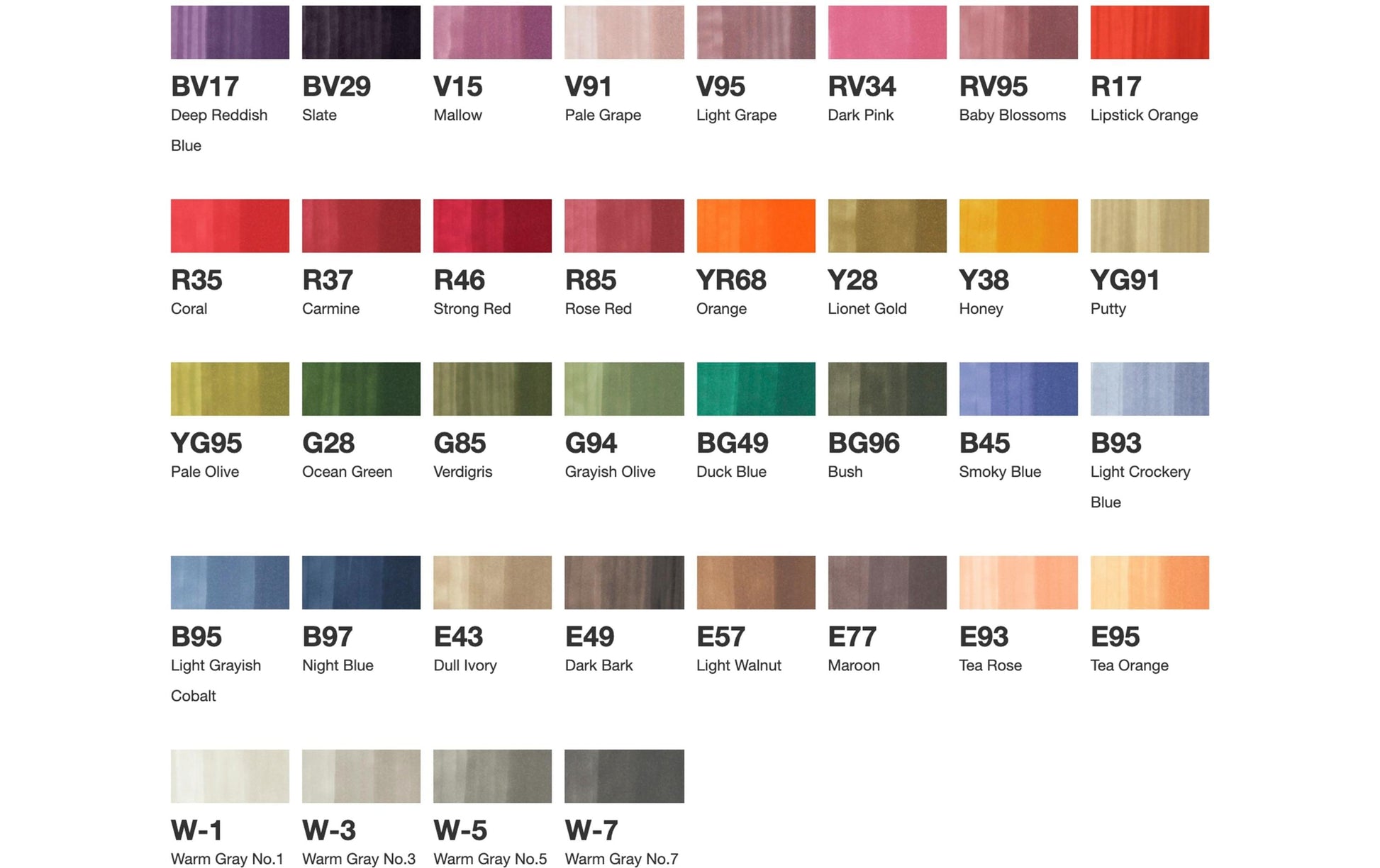 Copic Non-Permanent-Marker Ciao – sortiert – 36er-Set – deckend