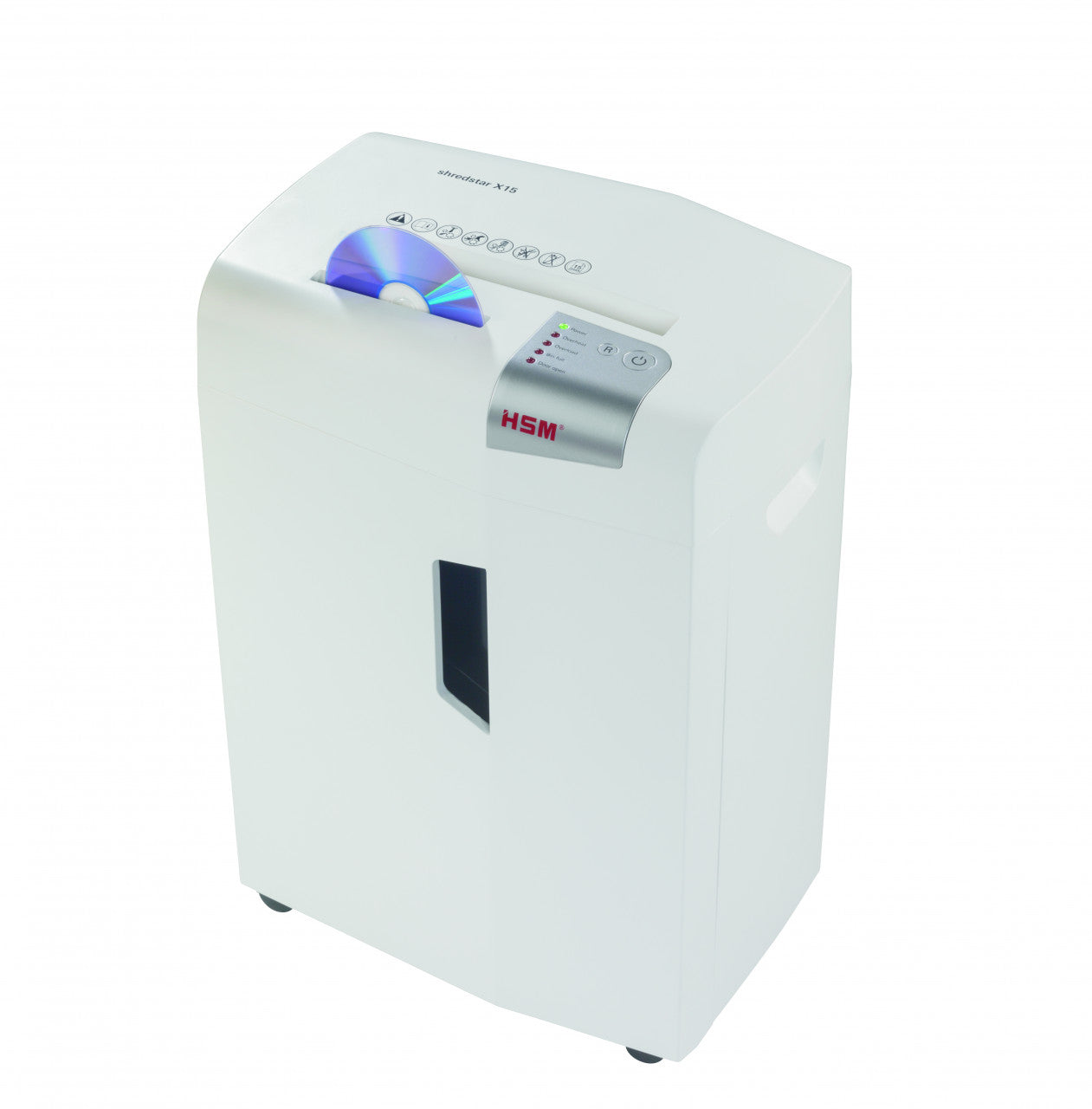 HSM shredstar X15 – Aktenvernichter, DIN P-4, Partikelschnitt 4 × 37 mm, 16 Blatt, 26 l
