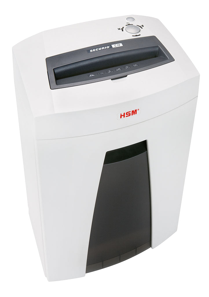 HSM SECURIO C18 – Aktenvernichter, DIN P-4, Partikelschnitt 3,9 × 30 mm, 11 Blatt, 25 l