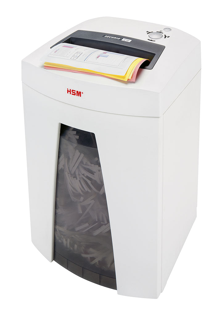 HSM SECURIO C18 – Aktenvernichter, DIN P-4, Partikelschnitt 3,9 × 30 mm, 11 Blatt, 25 l