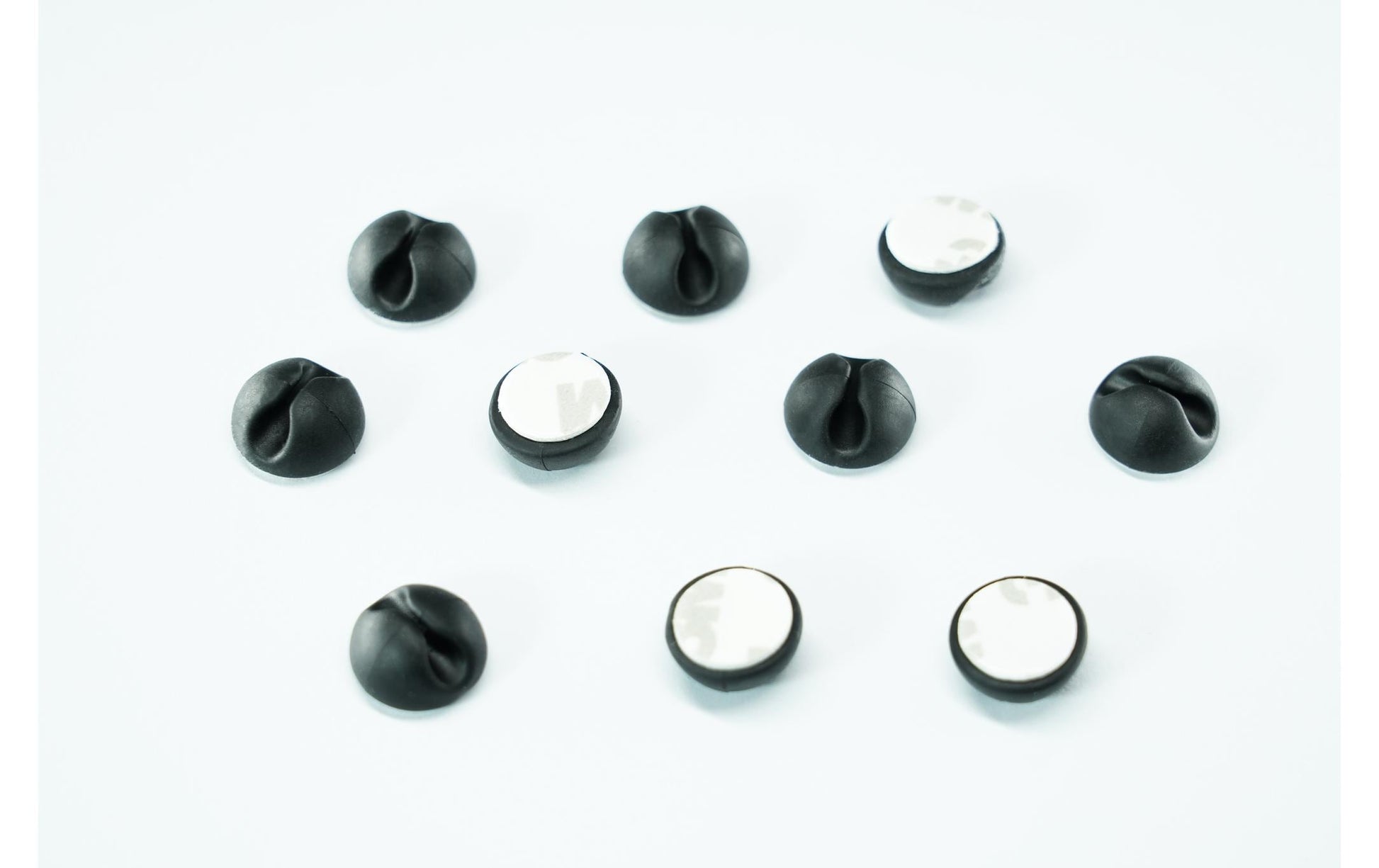 M. Schönenberger Kabelhalter, 15×15×10 mm, 10 Stk. – schwarz