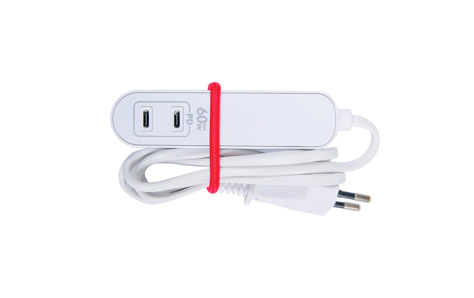Skross Travel Station Steckdosenleiste, 2×Typ C, 1×USB-C, ohne Schalter, 1,5 m, Eingang T12 – weiss