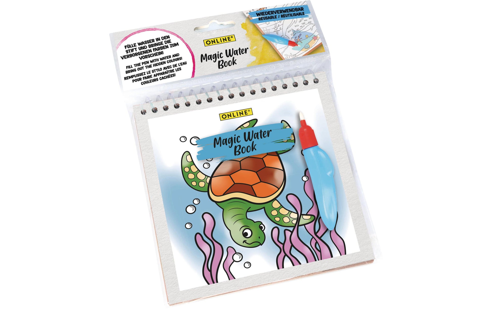 Online Magic Waterbook 61047/6 – inkl. Waterpen – wiederverwendbar
