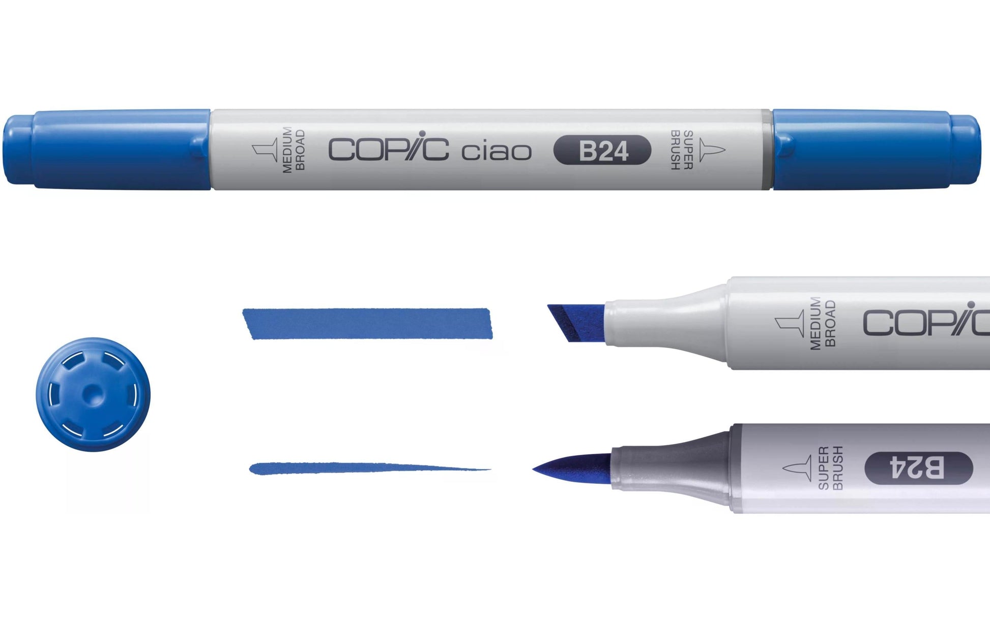 Copic Ciao Brush Pen – Doppelspitze, Kombi, alkoholbasiert, 6 Farben, Manga 1