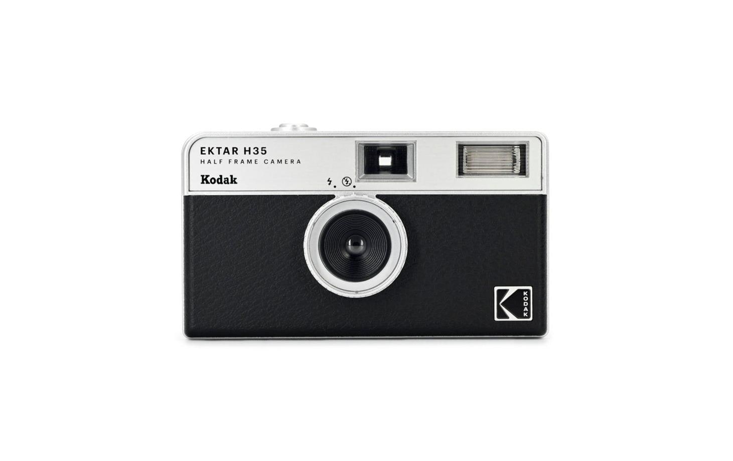 Kodak H35 – Filmkamera, 135er Format, Integrierter Blitz, Schwarz