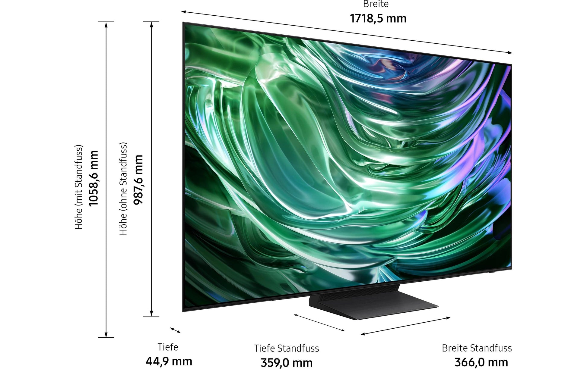 Samsung QE77S90D – 77" OLED UHD 4K, Tizen (2024)
