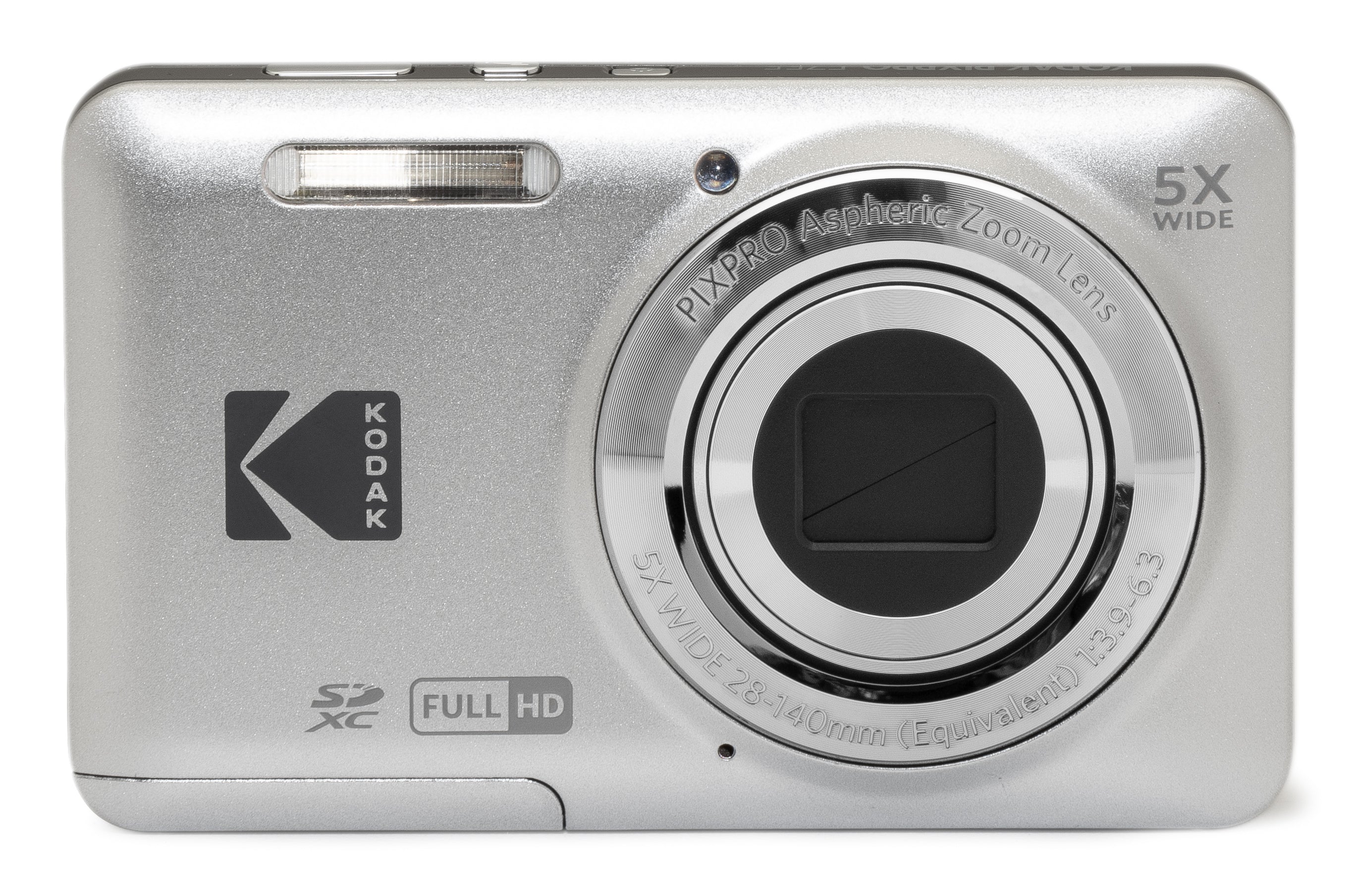 Kodak PixPro FZ55 – 5× optischer Zoom, 16 MP, 1080p, silber