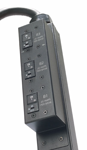 APC AP7998B Rack-PDU 12,5 kVA 208 V 50 A – geschaltet, 0U Rack – C13×21, C19×3 – 3,05 m Kabel – schwarz
