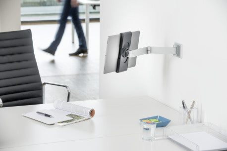 Durable Tablethalter – für Tablets 7–13", Aluminium/Stahl, Silber Metallic