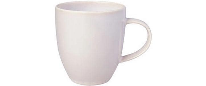 Villeroy & Boch Crafted Cotton Kaffeebecher – 0,35 l, Porzellan, weiss, spülmaschinenfest, mikrowellenfest, mi