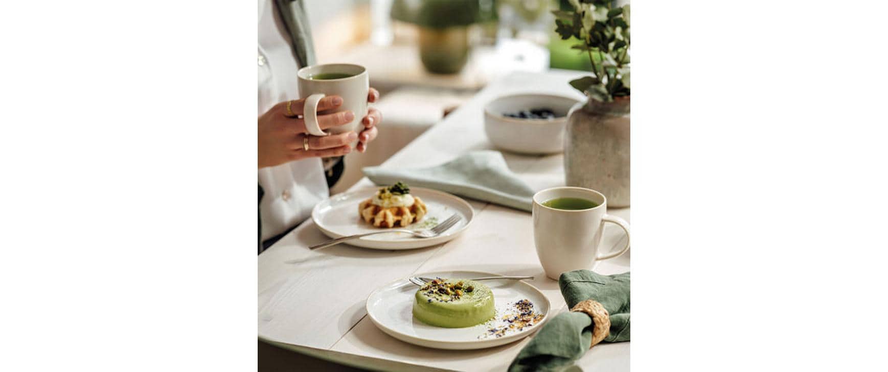 Villeroy & Boch Crafted Cotton Kaffeebecher – 0,35 l, Porzellan, weiss, spülmaschinenfest, mikrowellenfest, mi