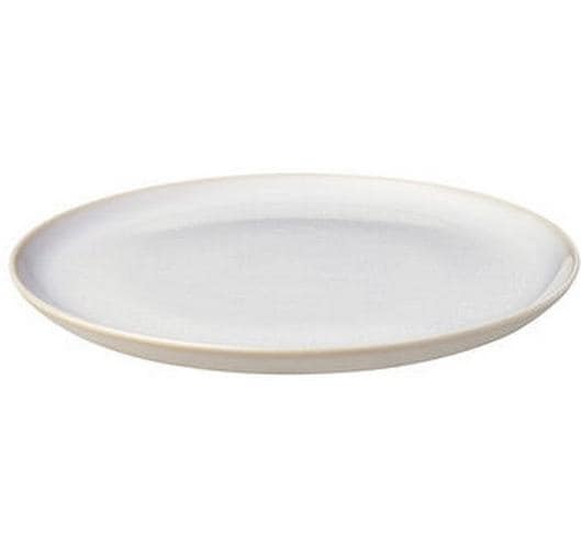 Villeroy & Boch Crafted Cott Speiseteller – Porzellan, weiss, rund, Ø 26,0 cm, 6 Stück
