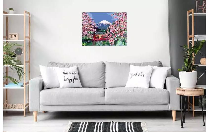 Ravensburger CreArt – Malen-nach-Zahlen-Set – Japanische Kirschblüte – 1-teilig – ab 14 Jahren