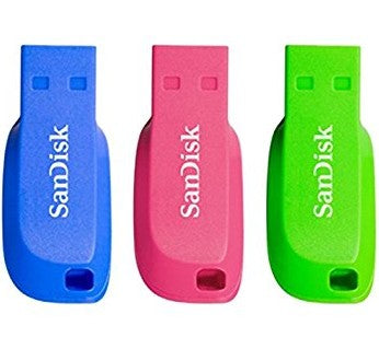 SanDisk Cruzer Blade USB-Stick – 16 GB, 3er-Pack