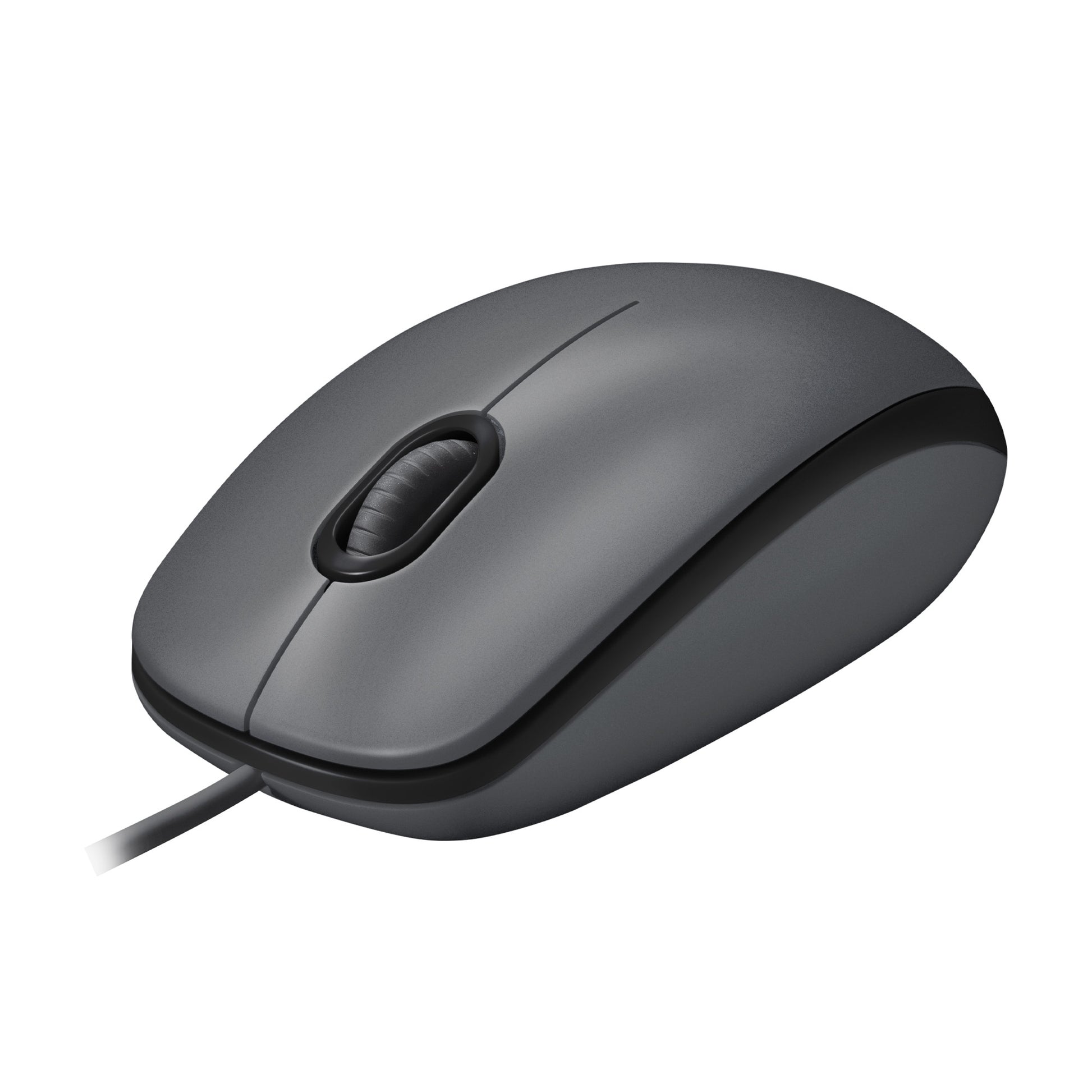 Logitech M100 Maus – kabelgebunden, USB-A, 1'000 dpi, beidhändig, schwarz
