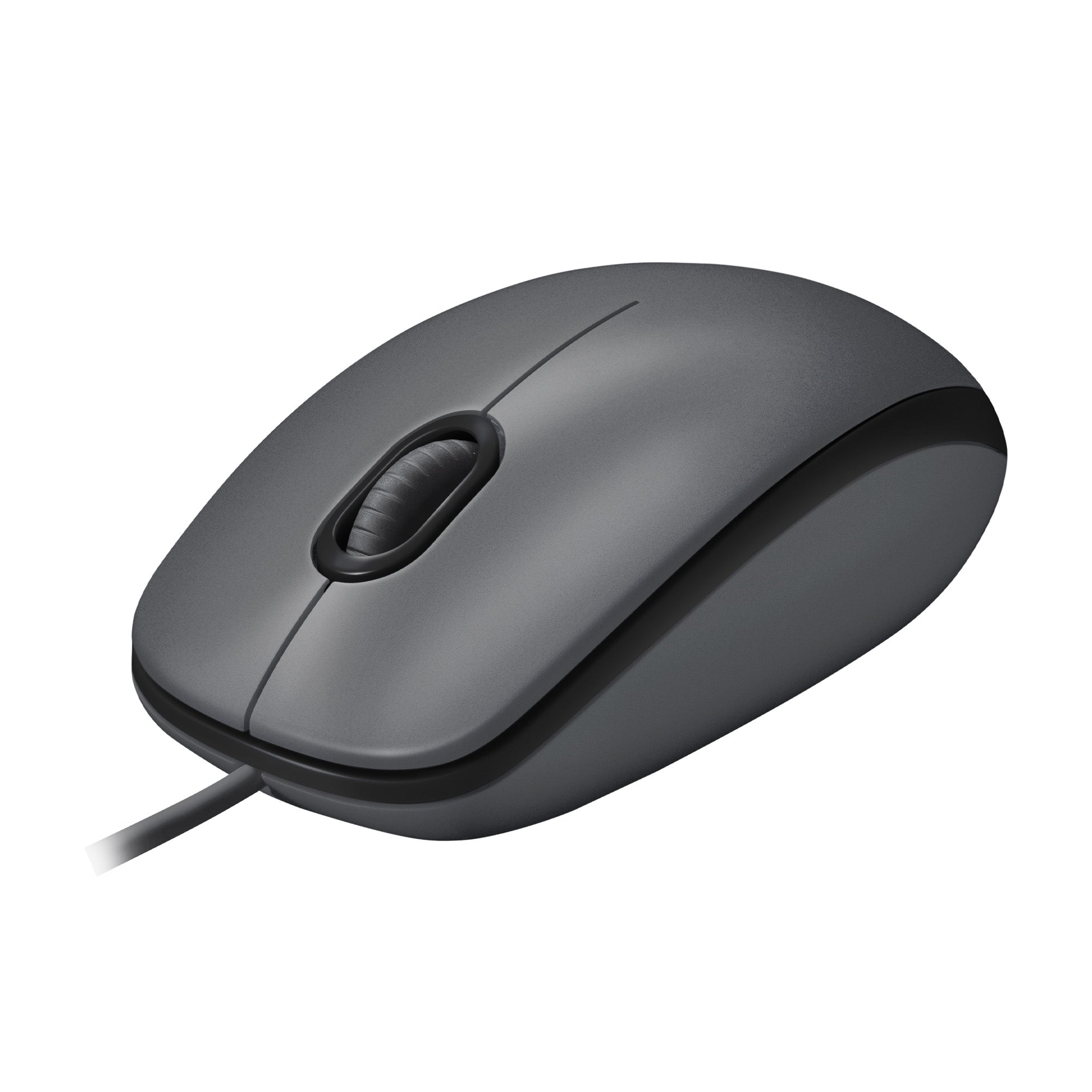 Logitech M100 Maus – kabelgebunden, USB-A, 1'000 dpi, beidhändig, schwarz